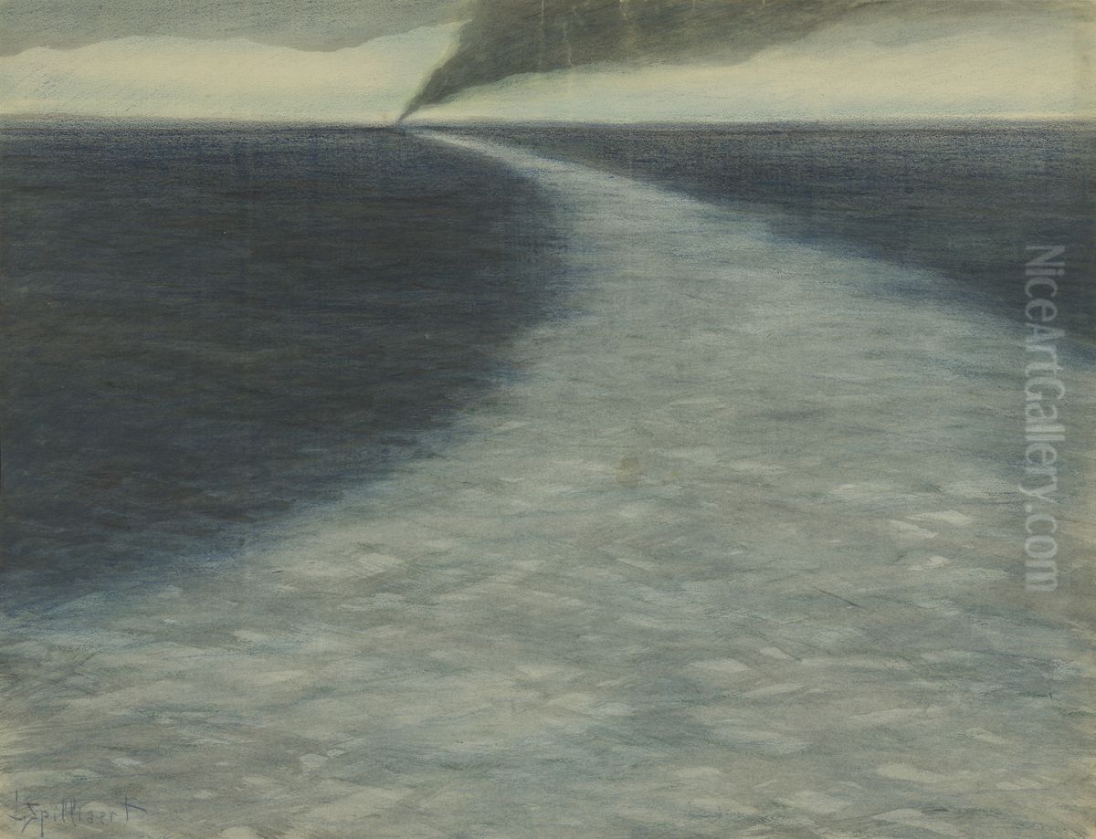 Marine met kielzog Oil Painting by Leon Spilliaert