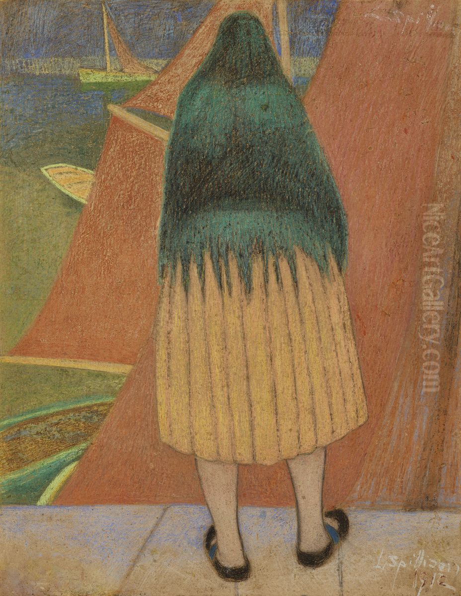 Vissersvrouw Oil Painting by Leon Spilliaert