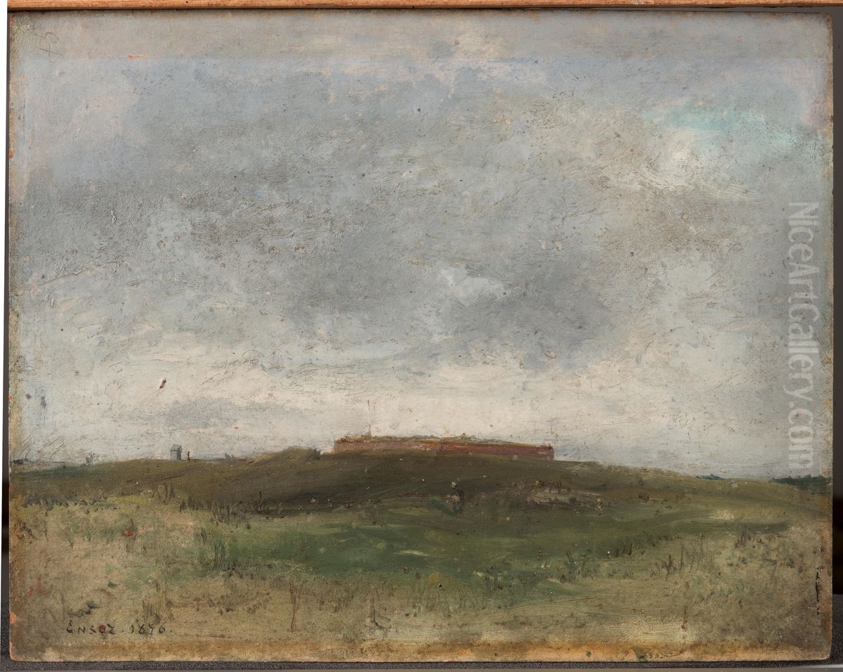 Fort Napoleon Oil Painting by James Ensor