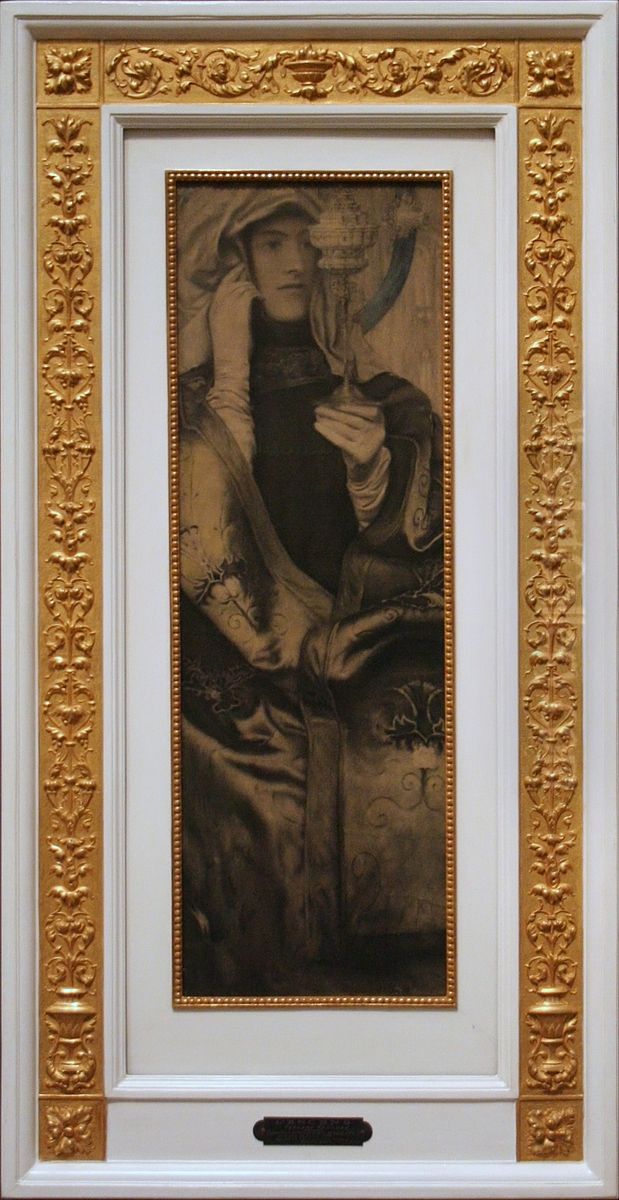 Incense Oil Painting by Fernand Khnopff