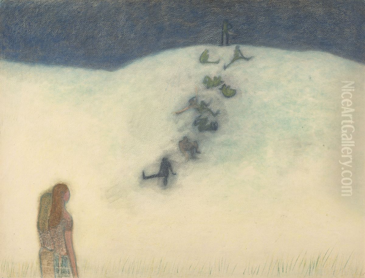 Kinderen op de duin Oil Painting by Leon Spilliaert