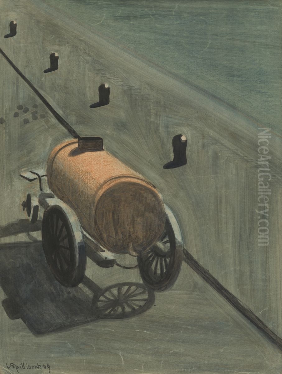 De waterkar Oil Painting by Leon Spilliaert