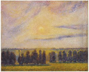 Sunset at Eragny