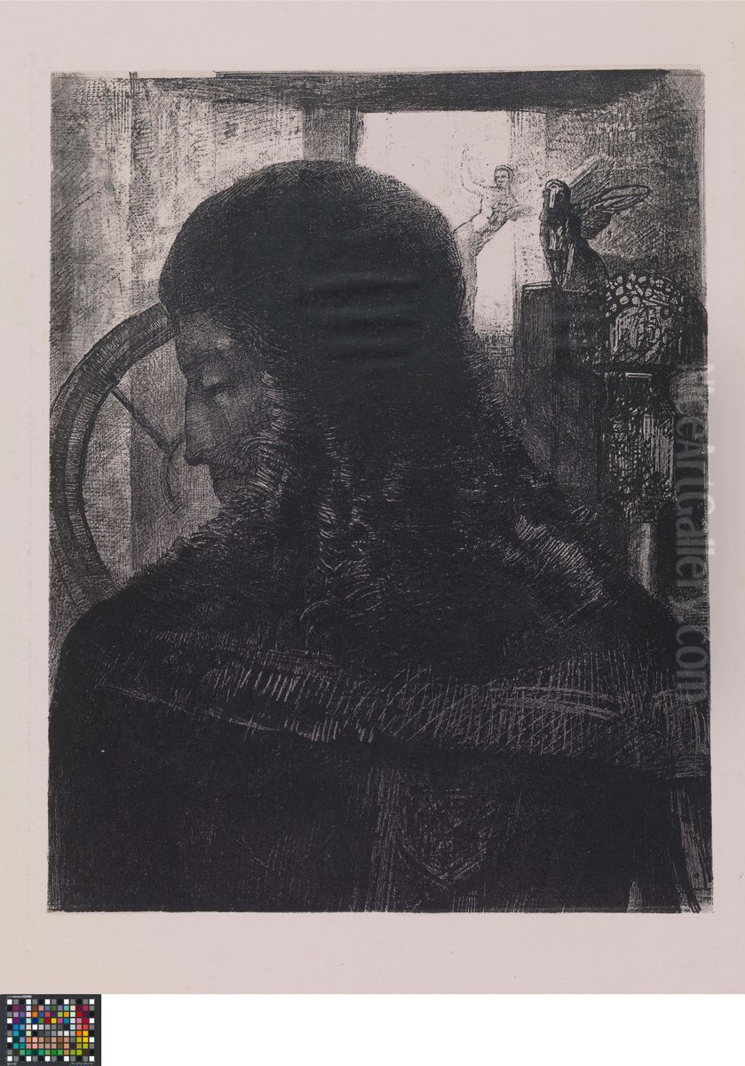 Der alte Ritter Oil Painting by Odilon Redon