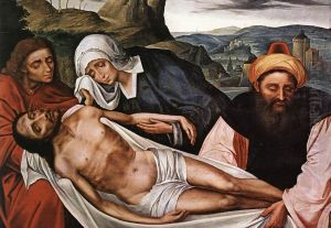 The lamentation over the dead Christ