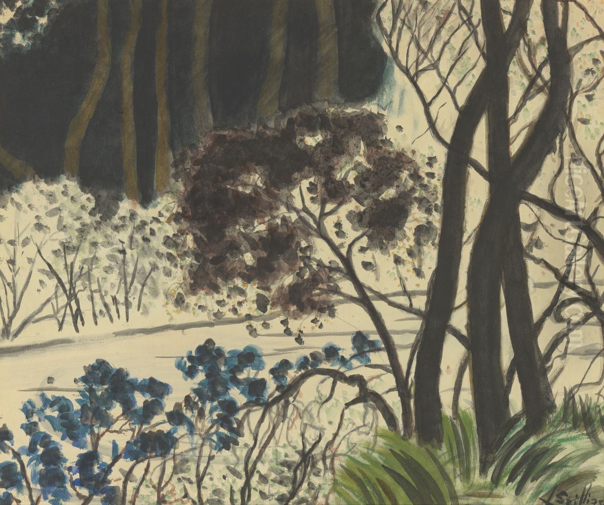 Bosgezicht Oil Painting by Leon Spilliaert