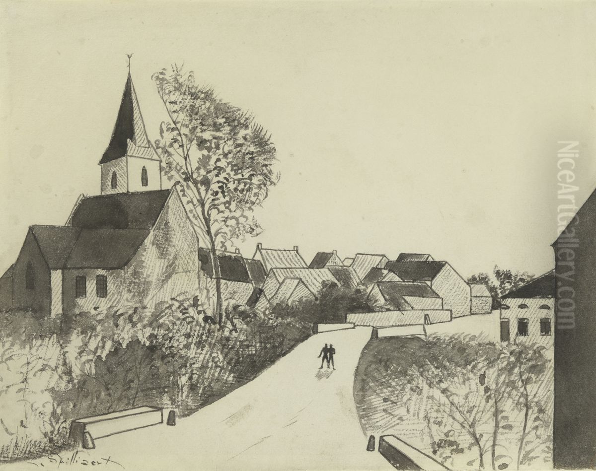 Landschap voor 