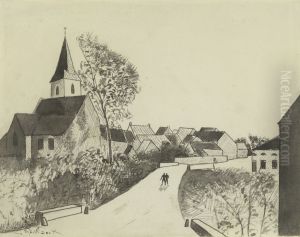 Landschap voor 