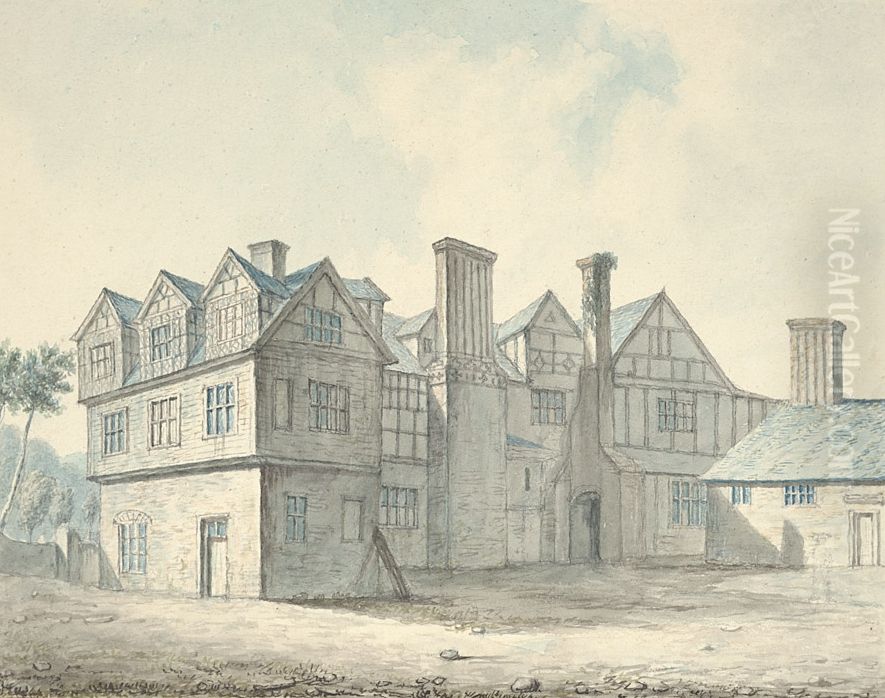 Abervechan rear Oil Painting by John Ingleby