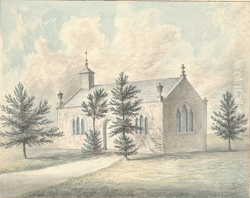 Berse Chapel Oil Painting by John Ingleby