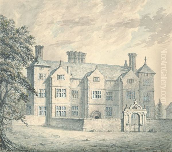 Grafton Hall Oil Painting by John Ingleby