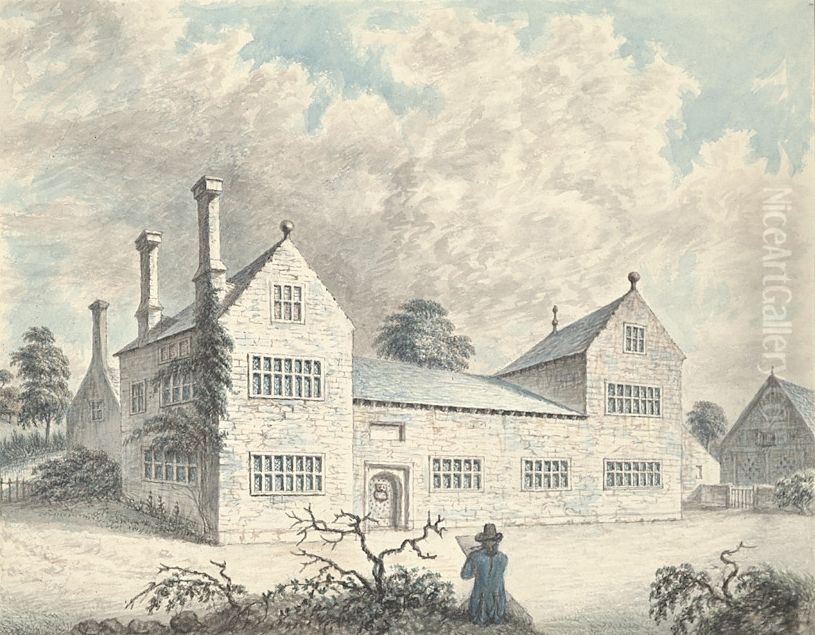 Llai, near Hope Oil Painting by John Ingleby