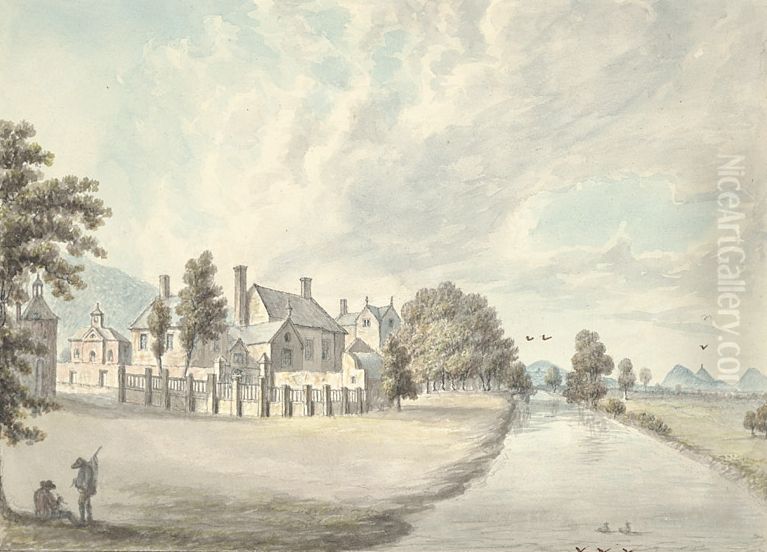 Llanafryn Oil Painting by John Ingleby
