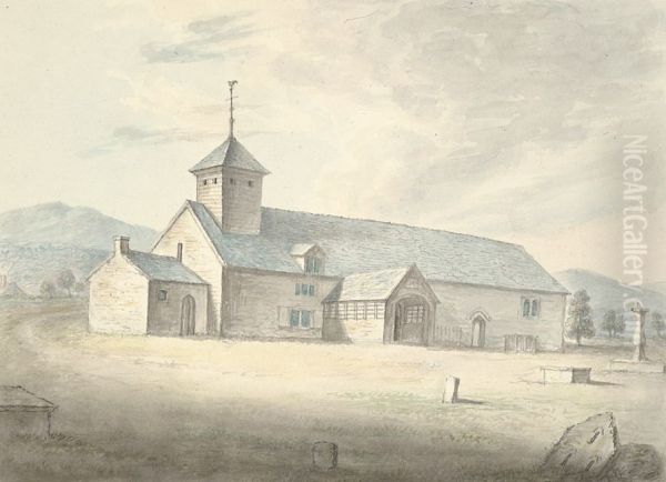 Llanfechan Oil Painting by John Ingleby