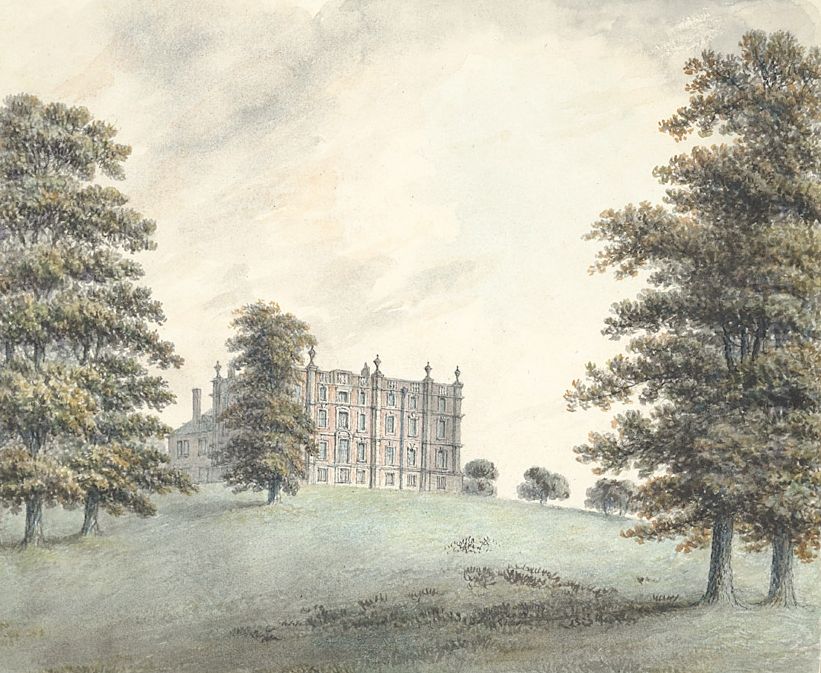 Loton Hall Oil Painting by John Ingleby