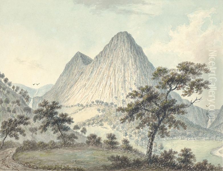 Moel-du-mawr Oil Painting by John Ingleby