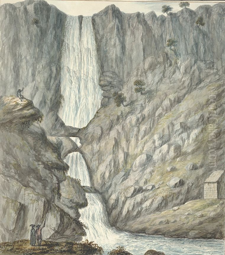 Pistyl-y-Rhaidr Oil Painting by John Ingleby