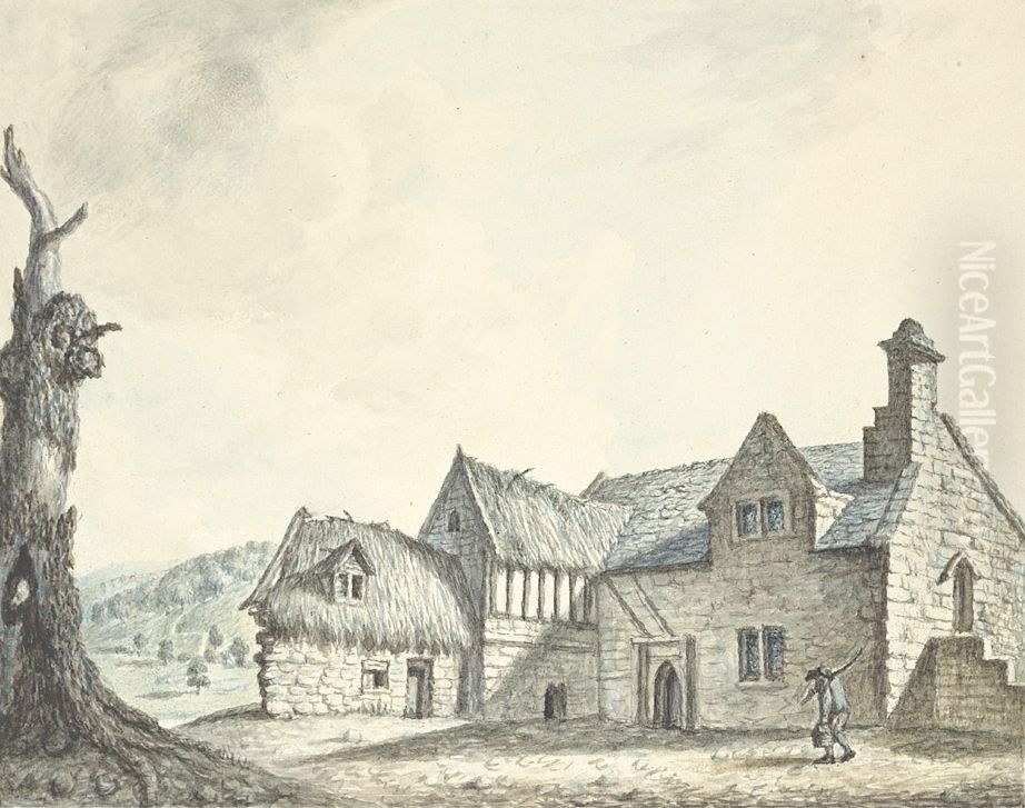 Prison of Owen Glendwr Oil Painting by John Ingleby