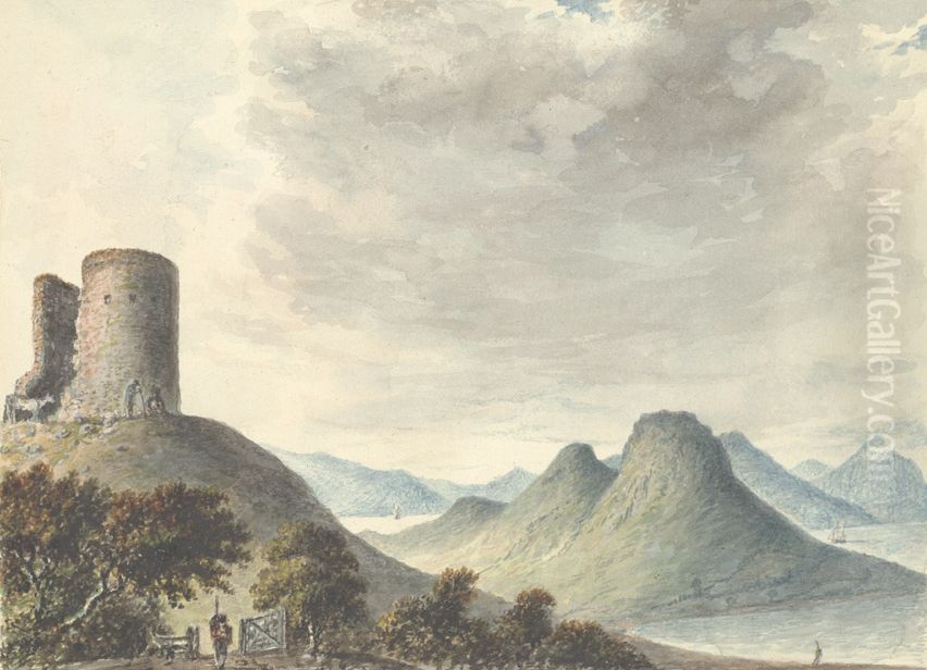 Tower of Brynia Oil Painting by John Ingleby