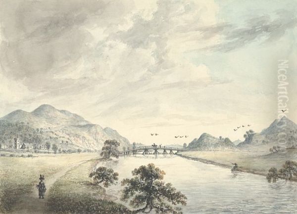 Vale of Meifod Oil Painting by John Ingleby
