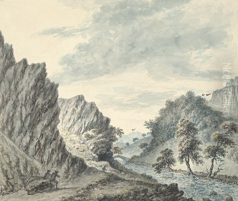 View from Llyn-y-pandy Oil Painting by John Ingleby