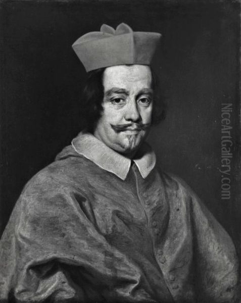 Portret duchownego Oil Painting by Giovanni Battista Gaulli