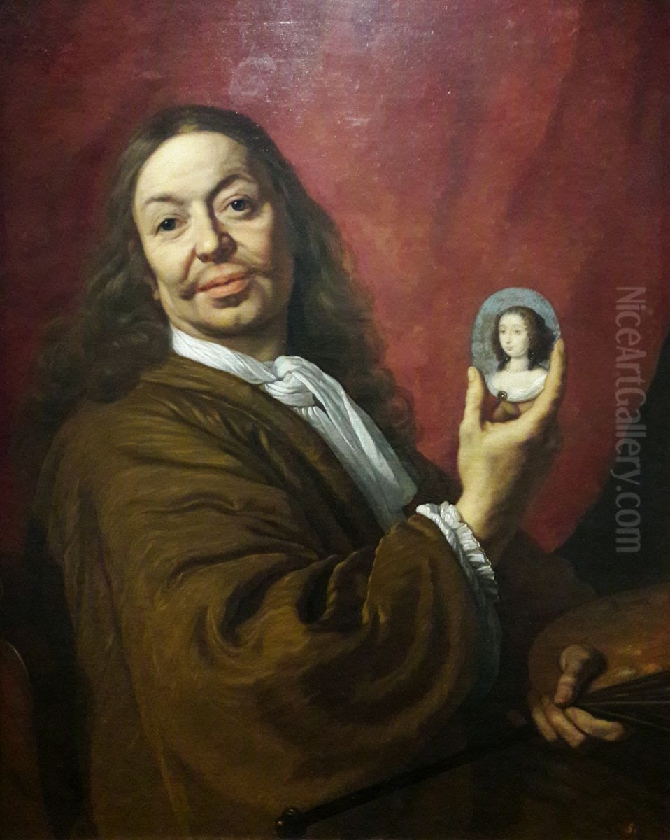 Self-portrait. Oil Painting by Bartholomeus Van Der Helst
