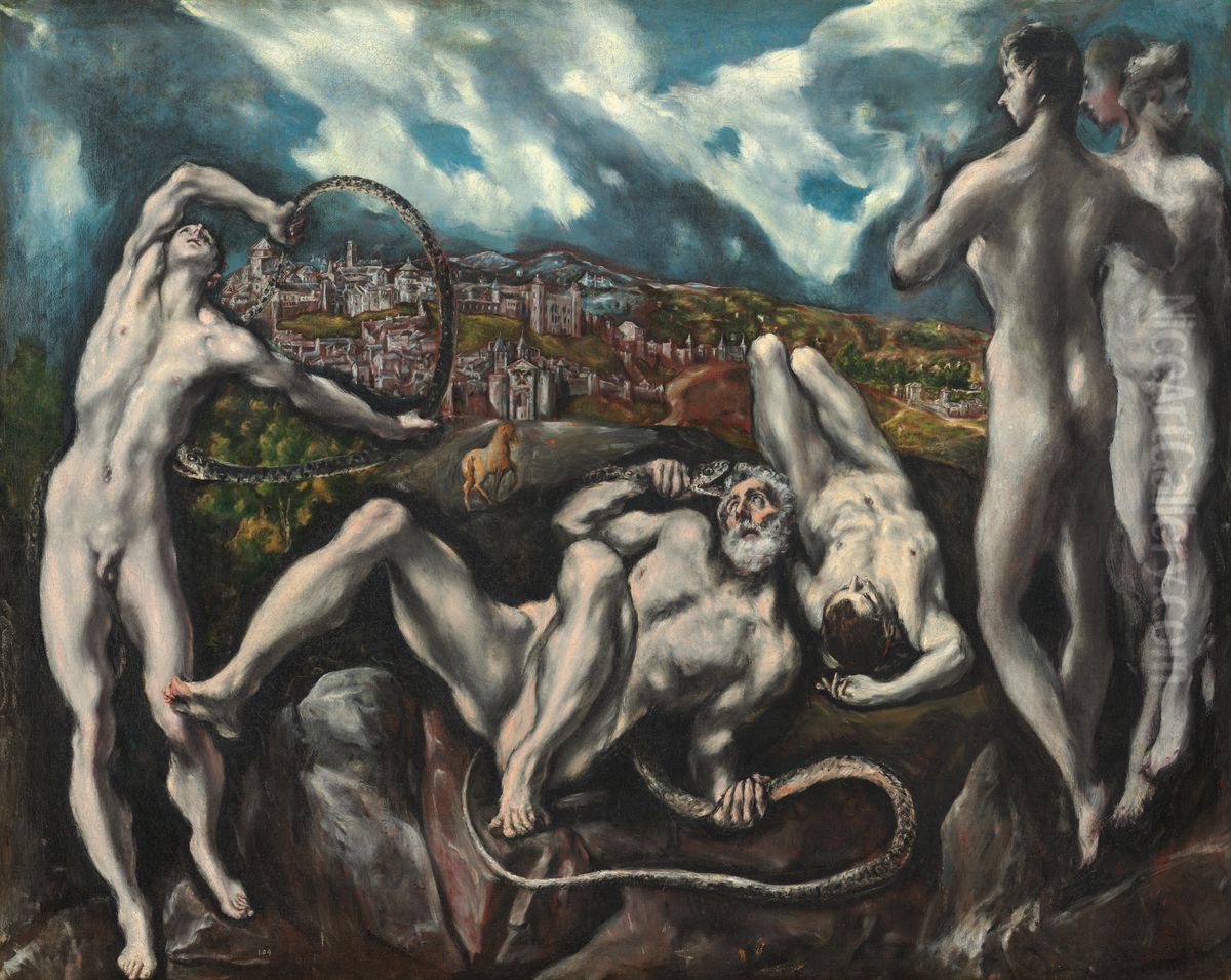 Laocoon Oil Painting by El Greco