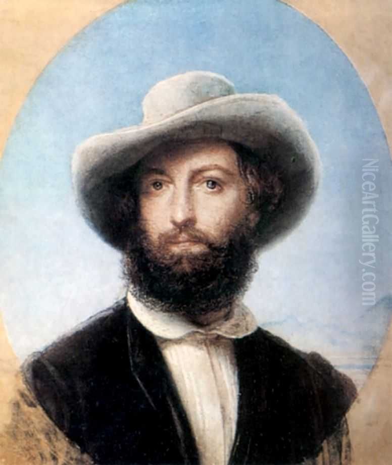 The Self-Portrait. Oil Painting by Otto Friedrich Theodor von Moller