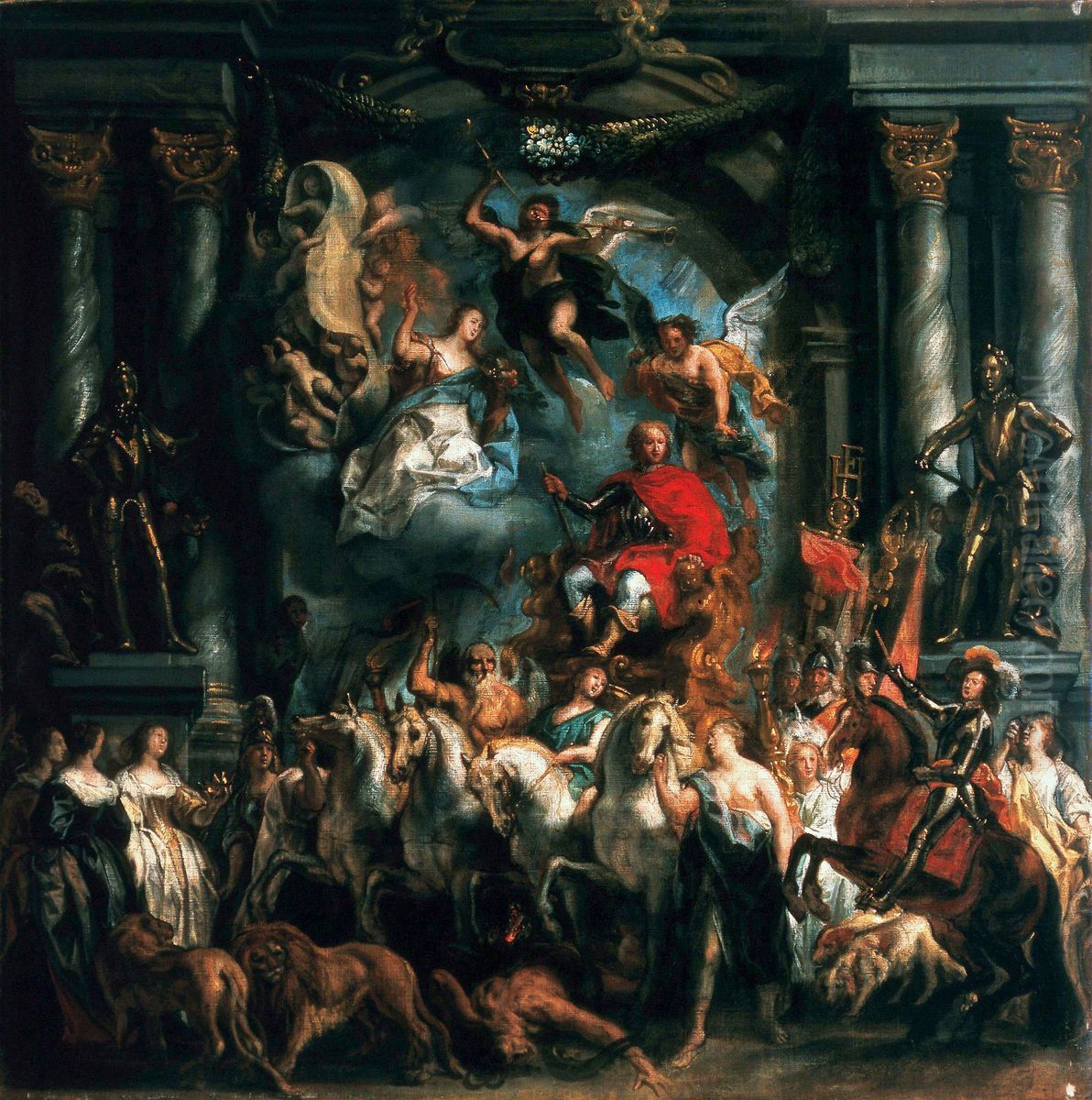 Triumph of Frederick Henry, Prince of Orange Oil Painting by Jacob Jordaens
