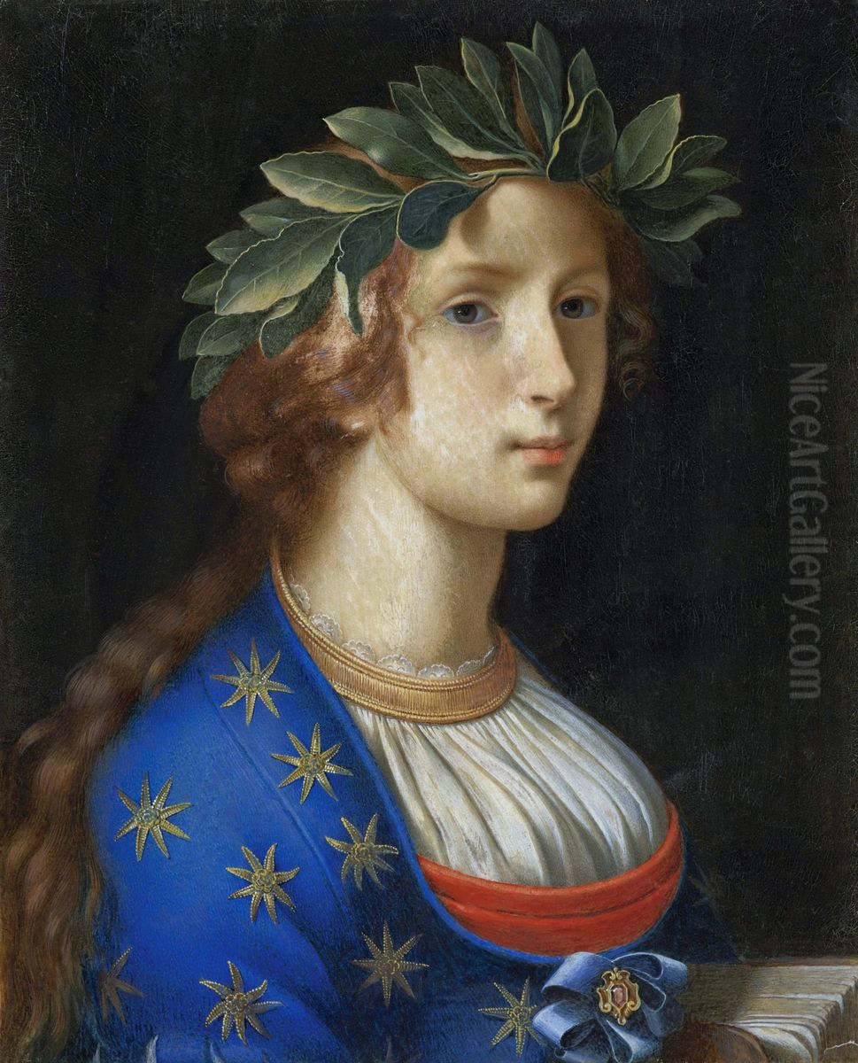 Allegory of poetry Oil Painting by Giuseppe Sacconi Allegory of poetry Oil Painting by Giuseppe Sacconi