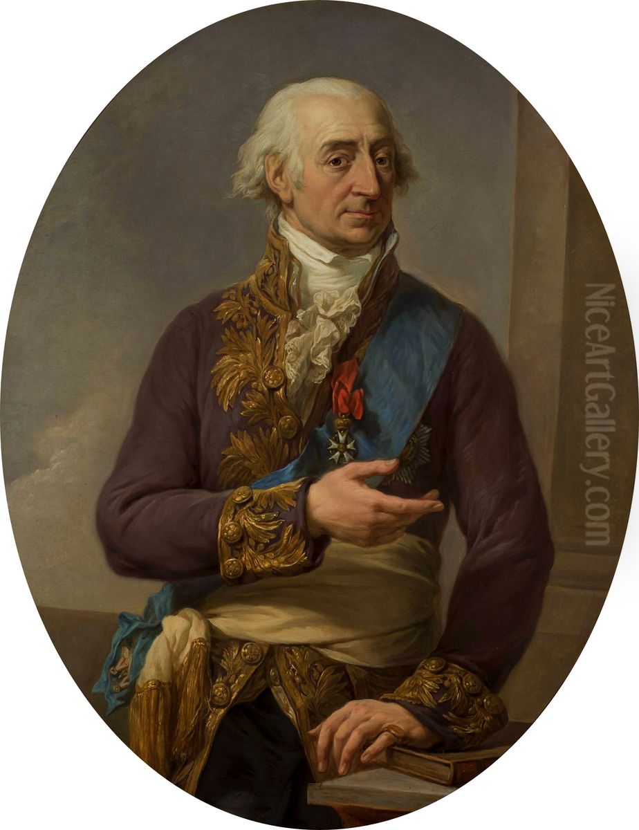 Portrait of Stanislaw Malachowski. Oil Painting by Marcello Bacciarelli