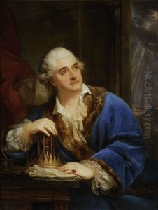 Portret Stanislawa Augusta z klepsydra