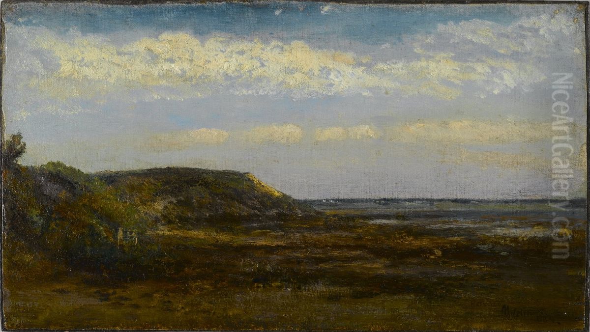 Normandy Coast Oil Painting by Homer Dodge Martin