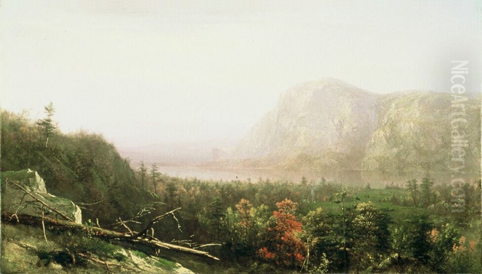 Storm King on the Hudson Oil Painting by Homer Dodge Martin