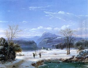 Hunters in a Winter Landscape
