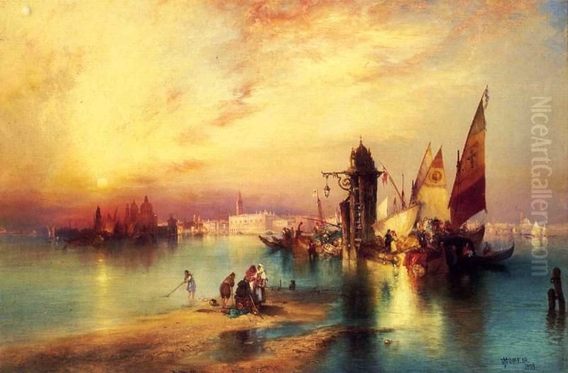 Venice Oil Painting by Thomas Moran