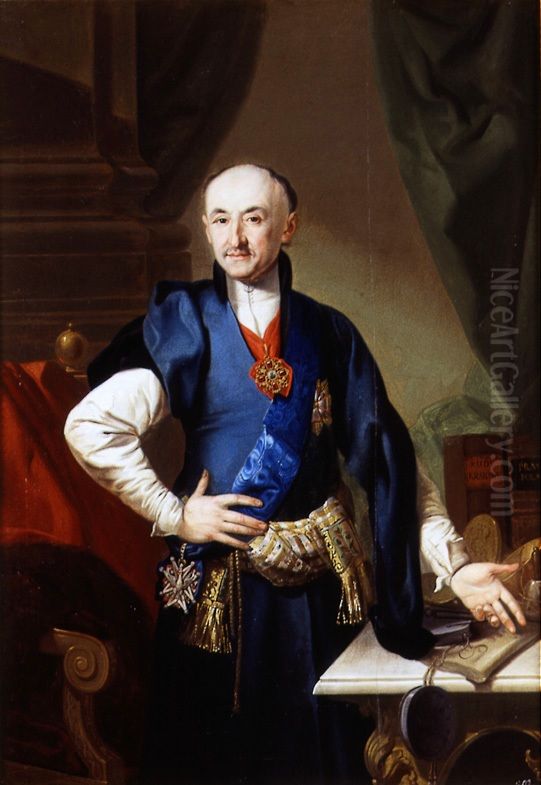 Jacek Malachowski Oil Painting by Jozef Peszka