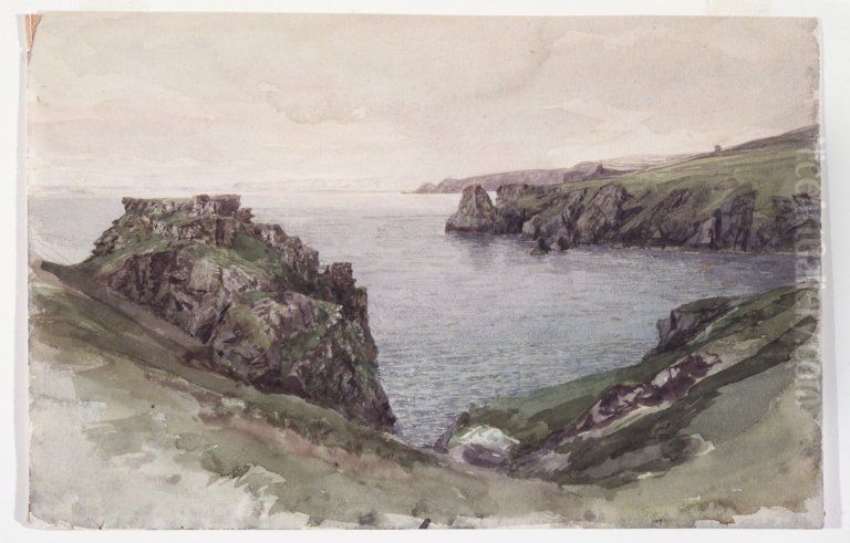 Cornwall Oil Painting by William Trost Richards