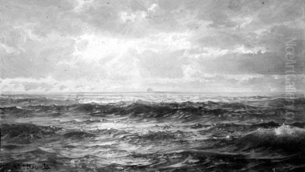 Marine Study Oil Painting by William Trost Richards