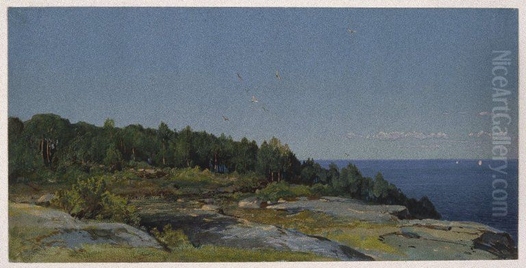 The Sakonnet River Oil Painting by William Trost Richards