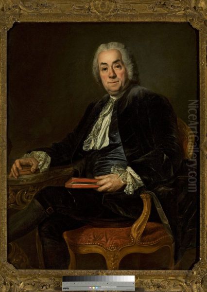 Portrait of Count de Caylus Oil Painting by Alexander Roslin