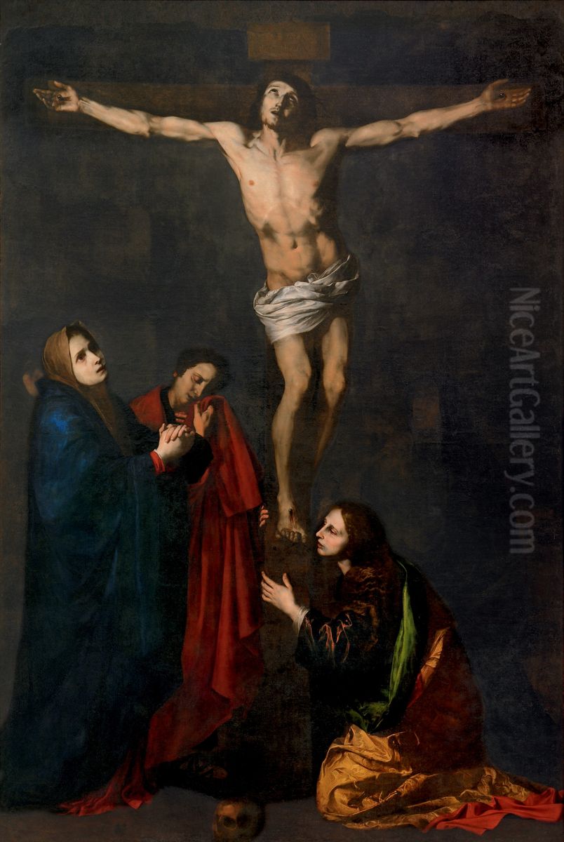 El Calvario Oil Painting by Jusepe de Ribera
