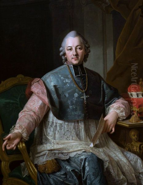 Portrait of Ignacy Krasicki. Oil Painting by Per Krafft the Elder