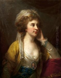Portrait of Kordula Potocka nee Komorowska dressed a la turque.