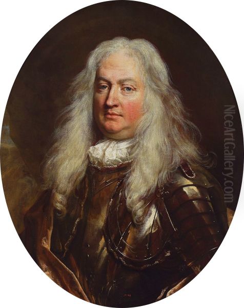 Portrait of general Bardo-Bardi Magalotti (1630-1705) Oil Painting by Nicolas de Largilliere