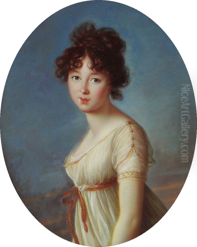 Portret Anieli z Radziwillow Czartoryskiej. Oil Painting by Elisabeth Louise Vigee Le Brun
