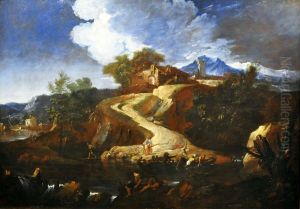 Landscape with a road.