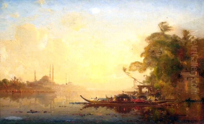 Constantinople. Oil Painting by Felix Ziem