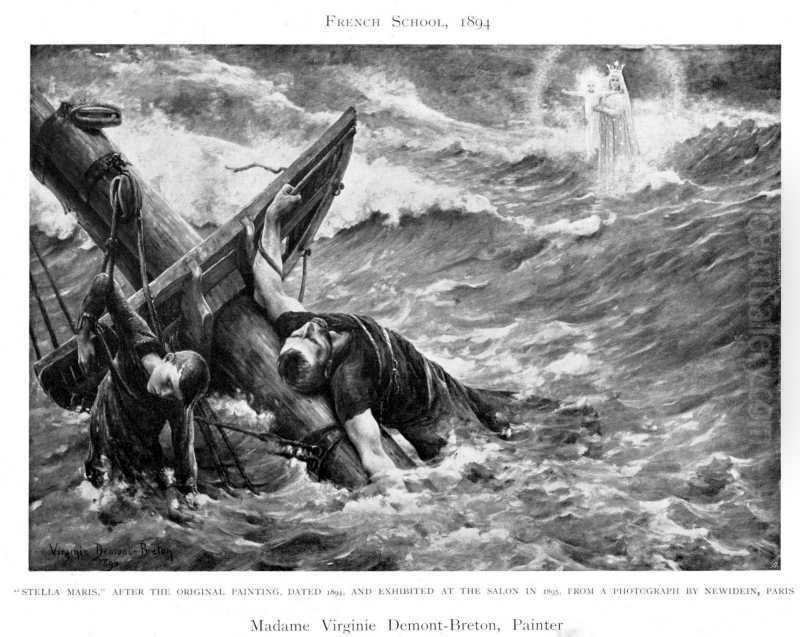 Stella Maris Oil Painting by Virginie Demont-Breton